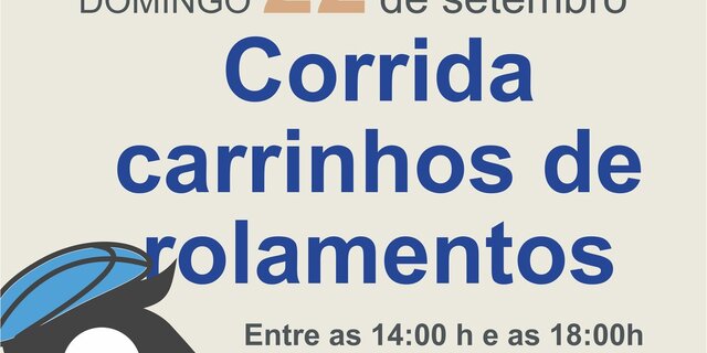 cartaz_sem__corrida_de_carrinhos_de_rolamentos