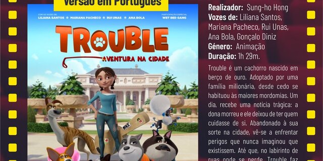 cartaz_filme_matine_trouble_aventura_na_cidade