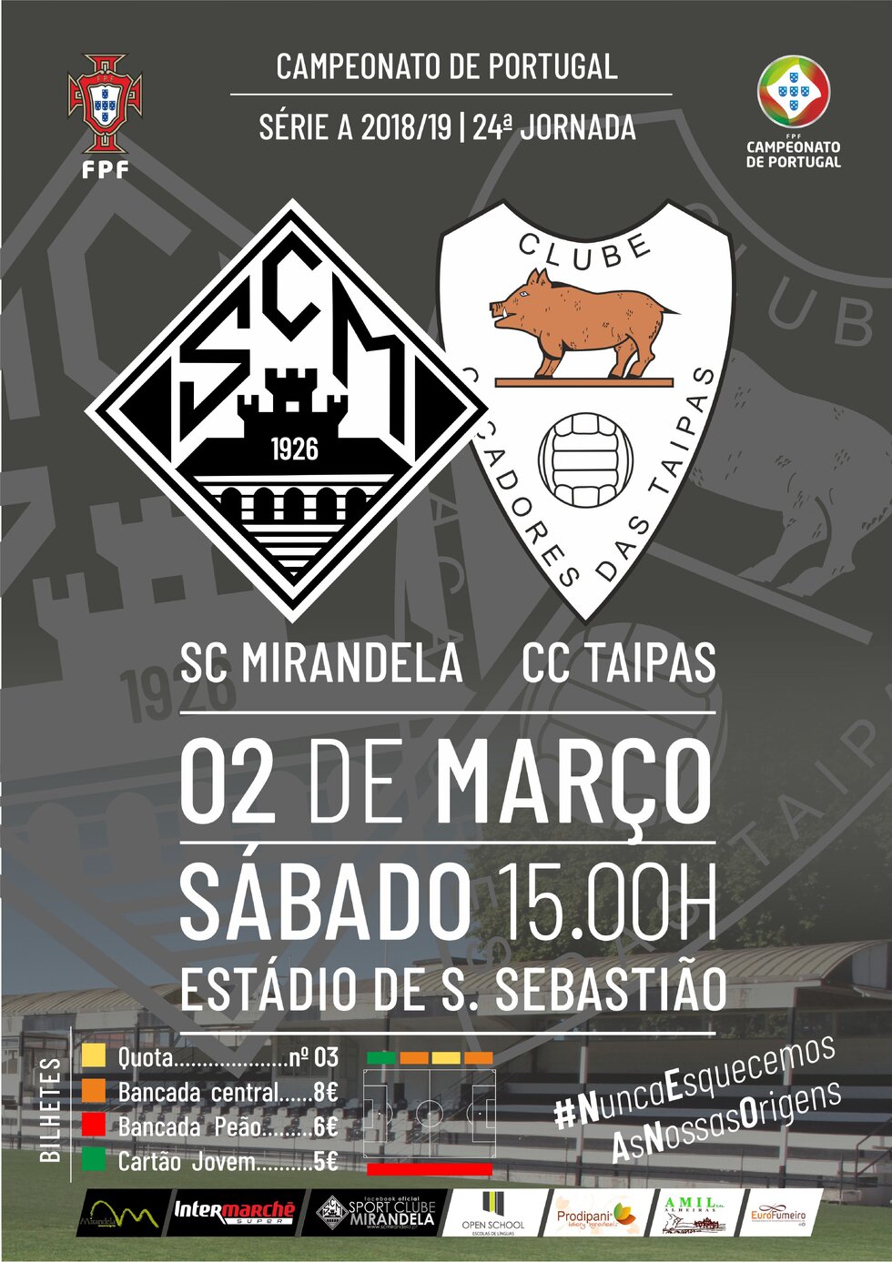 cartaz_jogo_campeonato_s_niores_A__SC_Mirandela_vs_CC_Taipas