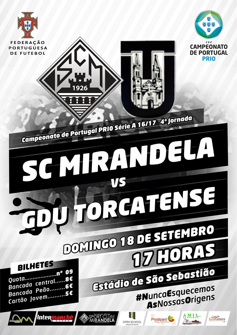 cartaz_jogo_de_Futebol__CPPrio_SC_Mirandela_vs_G