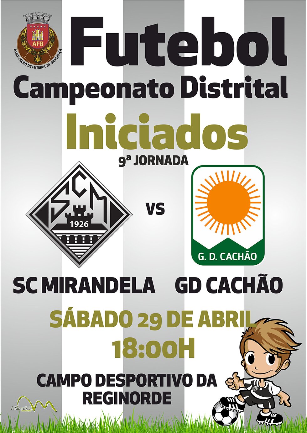 29_ABR_Jogo_Campeonato_Distrital_de_Iniciados_SCM_vs_GD_CACH_O